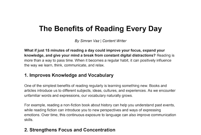 write engaging blog posts and articles